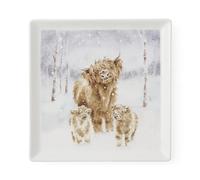 Wrendale Designs Highland Cow Square Plate