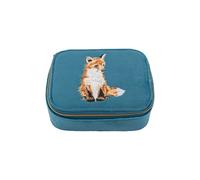 Wrendale Designs by Hannah Dale Embroidered Accessory Case 'Stay Clever' Fox