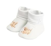 Wrendale Designs Little Paws' Dog Embroidered Baby Booties