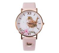 Wrendale Designs Wren Watch - Pink Vegan Leather Strap