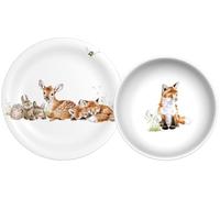Wrendale Designs Little Wren Childs Melamine Plate & Bowl Set