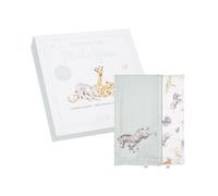 Wrendale Designs Little Wren Set Of 2 Safari Baby Muslin Squares, 70 X 70 Cm Gift Boxed