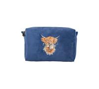 Wrendale Designs Makeup Bag Medium Luxury Velvet Embroidered Choice of Design