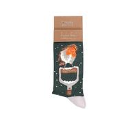 Wrendale Designs Men's Bamboo Socks with Animal Illustrations One Size Only