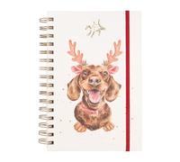 Wrendale Designs Mistletoe and Barks' Dachshund Notebook