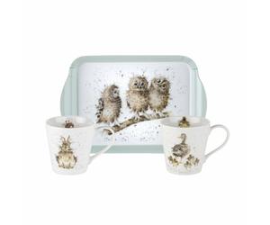Wrendale Designs Mugs & Tray Set - Birthday / Christmas / Anniversary Gift Idea