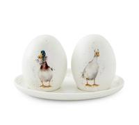 Wrendale Designs 'Not A Daisy Goes By' Duck Salt & Pepper Pots with Tray Ducks