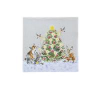 Wrendale Designs 'oh Christmas Tree' Woodland Animal Cocktail Napkins