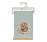 Wrendale Designs Olive Green Hedgehog Winter Scarf 70 X 190 Cm With Gift Bag