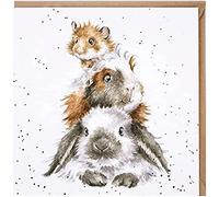Wrendale Designs - 'Piggy In The Middle' Card