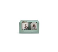 Wrendale Designs - Piggy in The Middle' Mug and Coaster Set