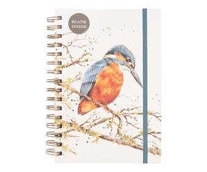 Wrendale Designs Pond Dipping' Kingfisher Blank Notebook
