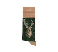 Wrendale Designs Portrait of a Stag' stag men's socks