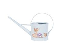 Wrendale Designs Pottering About Wren Design Watering Can - Light Blue, Carbon Steel