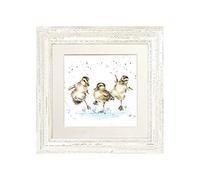 Wrendale Designs - 'Puddle Ducks' Framed Card - White