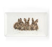 Wrendale Designs Rabbits Serving Tray Rectangular Ceramic from Royal Worcester