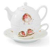 Wrendale Designs Robins Tea for One Set Pot Cup Saucer Gift WNLK3917-XW