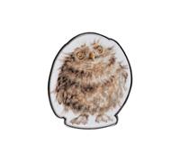 Wrendale Designs - Round Owl' Owl Pin Badge