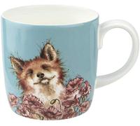 Wrendale Designs Royal Worcester Fine Bone China Mug Fox in Poppy Field
