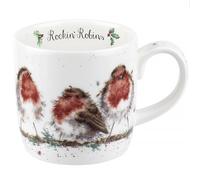 Wrendale Designs Royal Worcester Fine Bone China Mug | Rockin' Robins