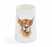 Wrendale Designs Royal Worcester Highland Cow Vase Rural Living Room Accessory