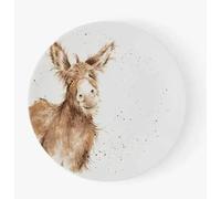 Wrendale Designs Royal Worcester Individual 16.5 Centimeter Tea Side Plate IDuckling, Sheep, Donkey and Cow (Donkey)