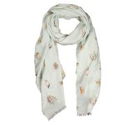Wrendale Designs Scarf - Woodlanders in Wrendale Green colour
