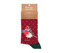 Wrendale Designs - Season's Tweetings' Robin Children's Socks