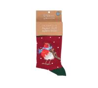 Wrendale Designs - Season's Tweetings' Robin Children's Socks
