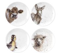 Wrendale Designs Set of 4 Coupe Appetiser Plates