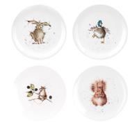 Wrendale Designs Set of 4 Coupe Side Plates