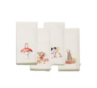 Wrendale Designs Set of 4 Illustrated Woodland Design Fabric Napkins Dining