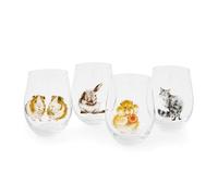 Wrendale Designs - 'Set of 4' Tumbler Glasses