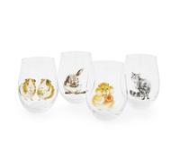 Wrendale Designs Set of 4 Tumbler Glasses