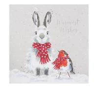 Wrendale Designs by Hannah Dale - Snow Angels - Luxury Christmas Card Set - Pack of 8