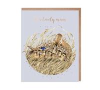 Wrendale Designs - 'Shelter from the Storm' duck mum card