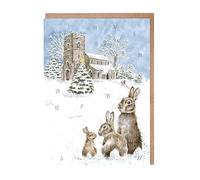 Wrendale Designs - 'Silent Night' Advent Calendar Card