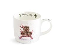 Wrendale Designs Sledgehogs Hedgehogs on a Sledge Christmas Mug