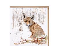 Wrendale Designs - Snowfall' fox Christmas Card