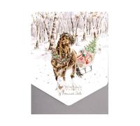 Wrendale Designs - Snowy Sleigh Ride' horse Christmas Card Pack