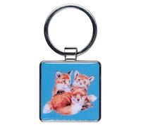 Wrendale Designs Snug as a Cub' Fox Keyring