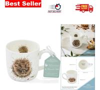 Wrendale Designs - Stunning Fine China Hedgehog Mug, Perfect for Hot Beverages