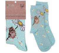 Wrendale Designs Super Soft Bamboo Socks | Oops A Daisy Mouse | One Size
