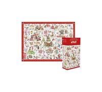 Wrendale Designs The Christmas Country Set Jigsaw Puzzle - 1000 Pieces Wrendale Designs Multicolor