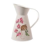 Wrendale Designs The Pea Thief Mouse Flower Jug Wrendale Designs Multicolor