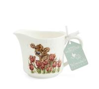 Wrendale Designs White Bessie Fine Bone China Cream Jug Royal Worcester 350ml