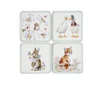 Wrendale Designs Wildflowers Coasters Set of 4