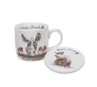 Wrendale Designs Winter Friends Mug and Coaster Set