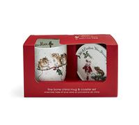 Wrendale Designs - 'Winter Mice' Mug and Coaster Set