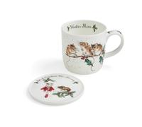 Wrendale Designs - 'Winter Mice' Mug and Coaster Set